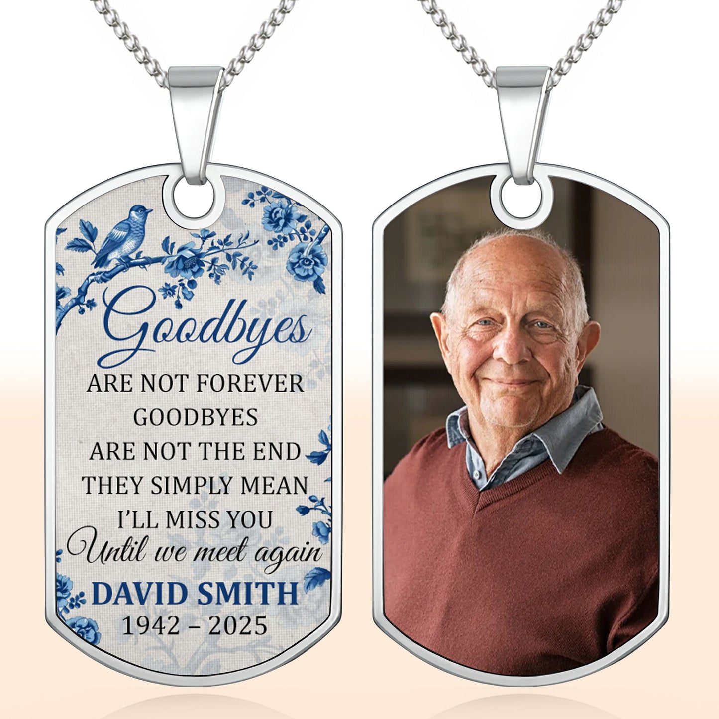 Goodbyes Are Not Forever With Birds And Flowers