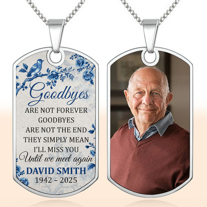 Goodbyes Are Not Forever With Birds And Flowers