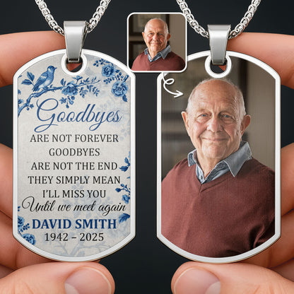 Goodbyes Are Not Forever With Birds And Flowers