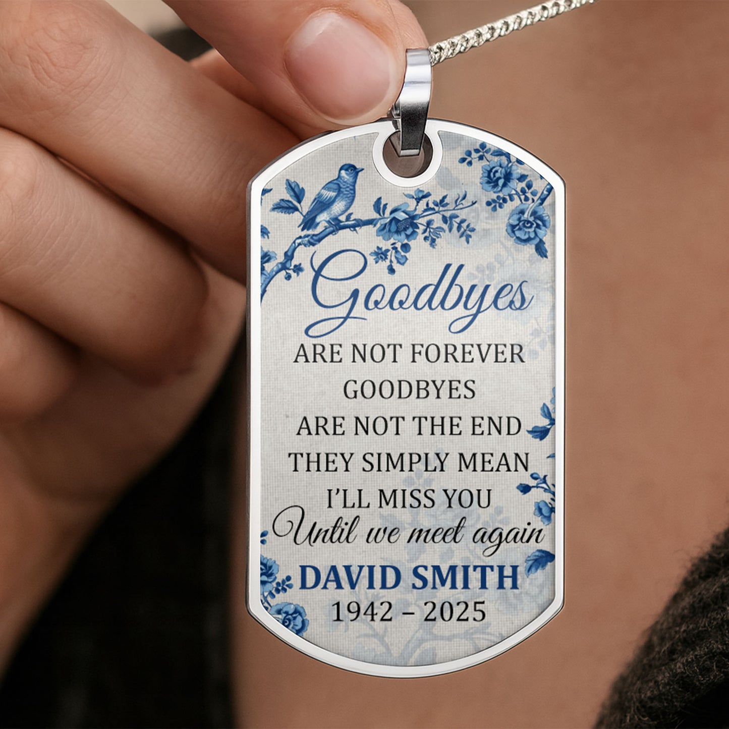 Goodbyes Are Not Forever With Birds And Flowers