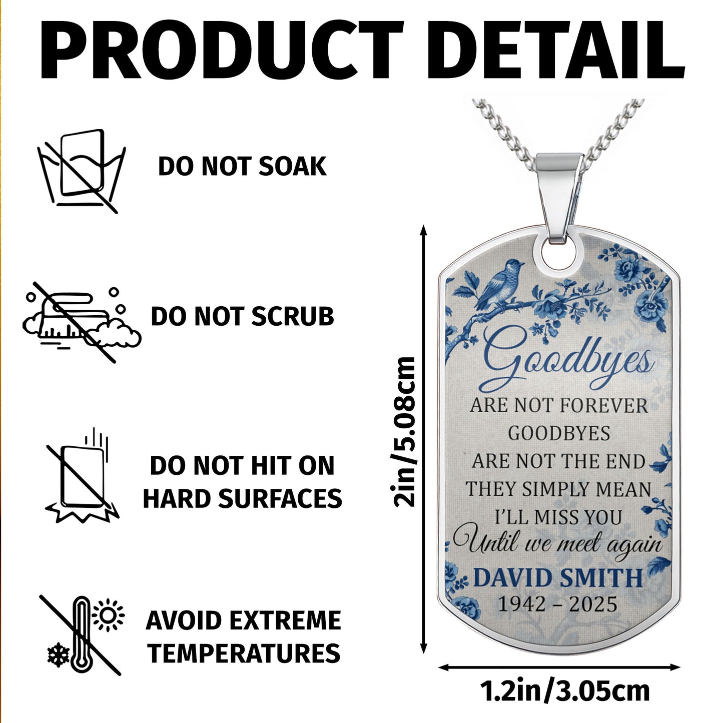 Goodbyes Are Not Forever With Birds And Flowers