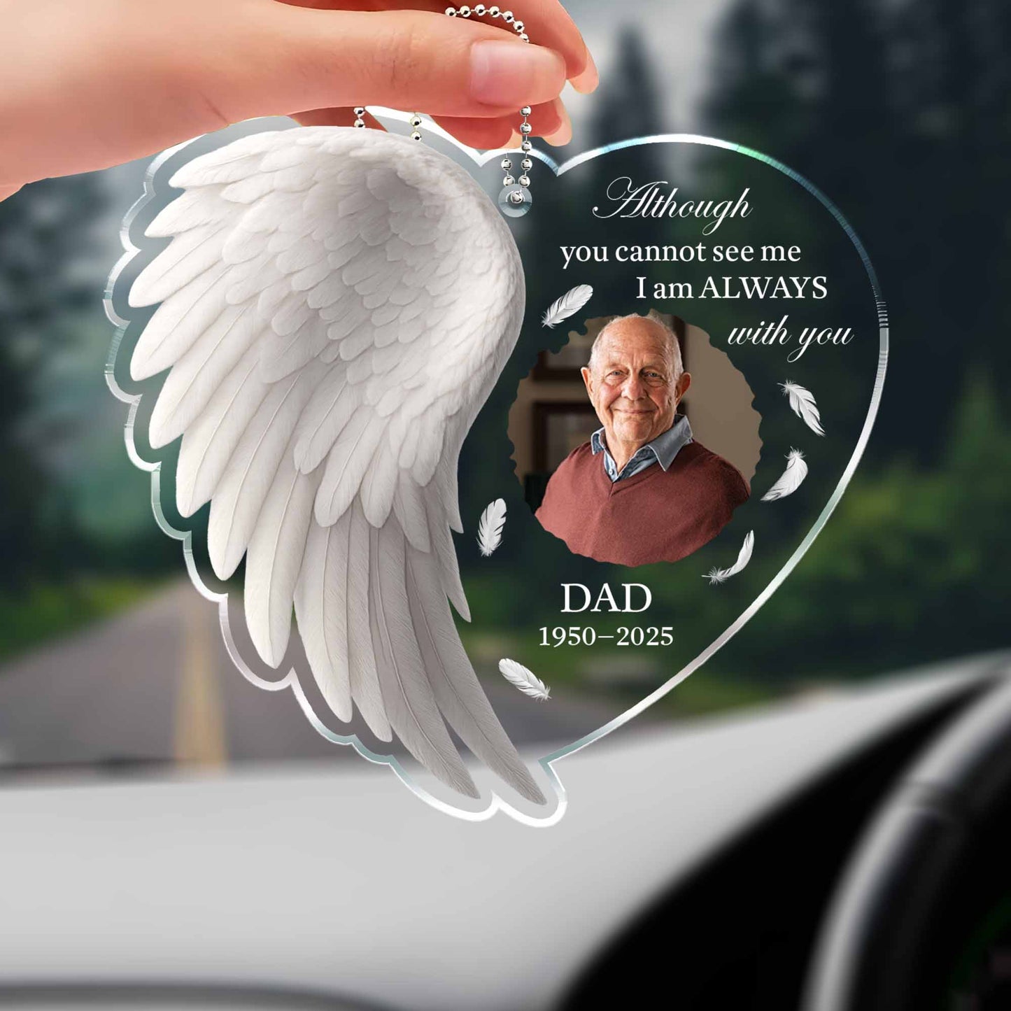 Although You Cannot See Me, Heart With Wings