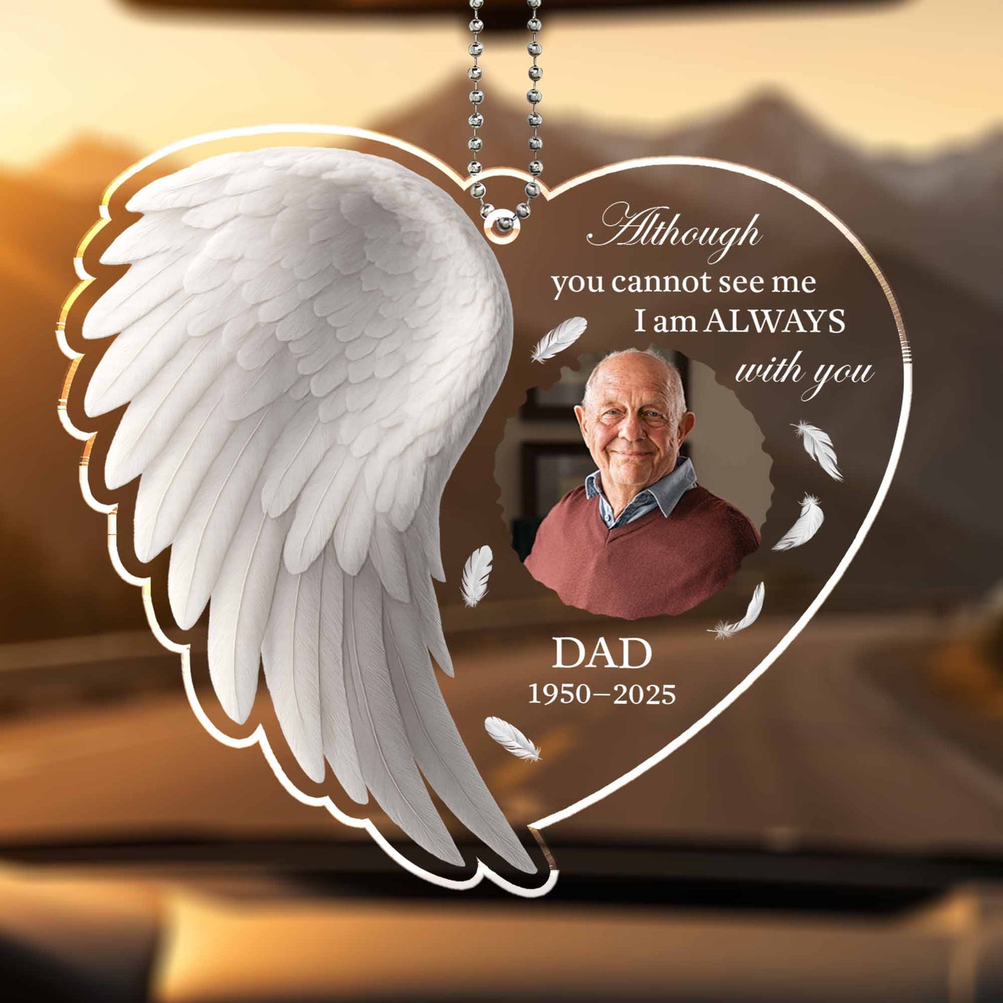 Although You Cannot See Me, Heart With Wings