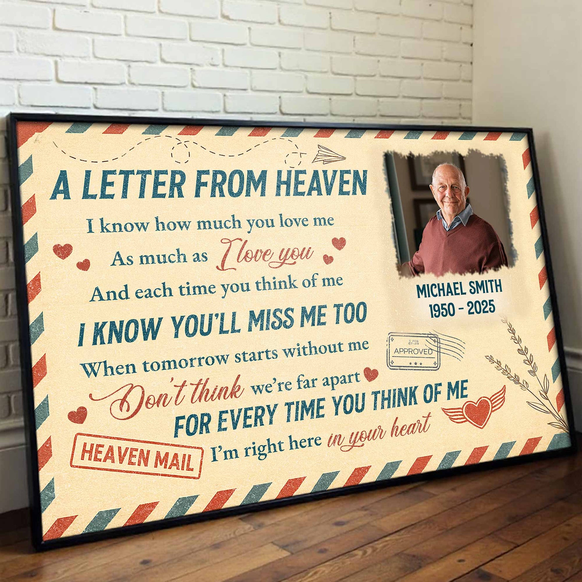 A Letter From Heaven, Hearts And Wings Message