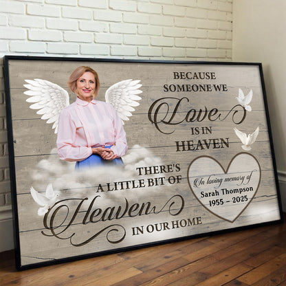 Because Someone We Love Is In Heaven, Wings and Heart Design