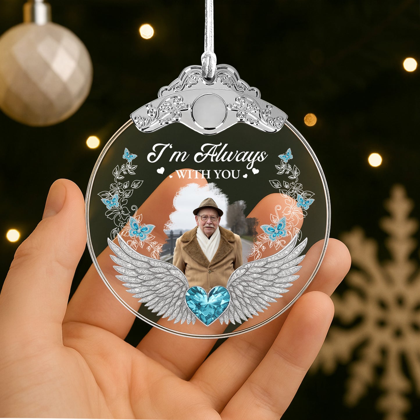 I'm Always With You Angel Wings and Heart