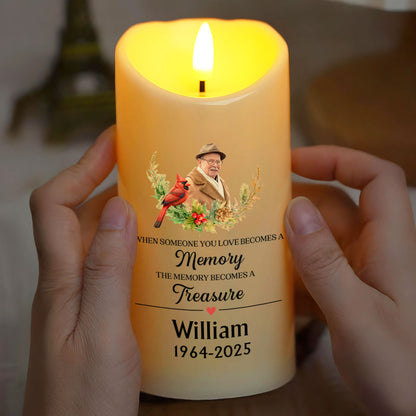 Cuando alguien a quien amas se convierte en un recuerdo - Vela LED personalizada - HME255_LECA