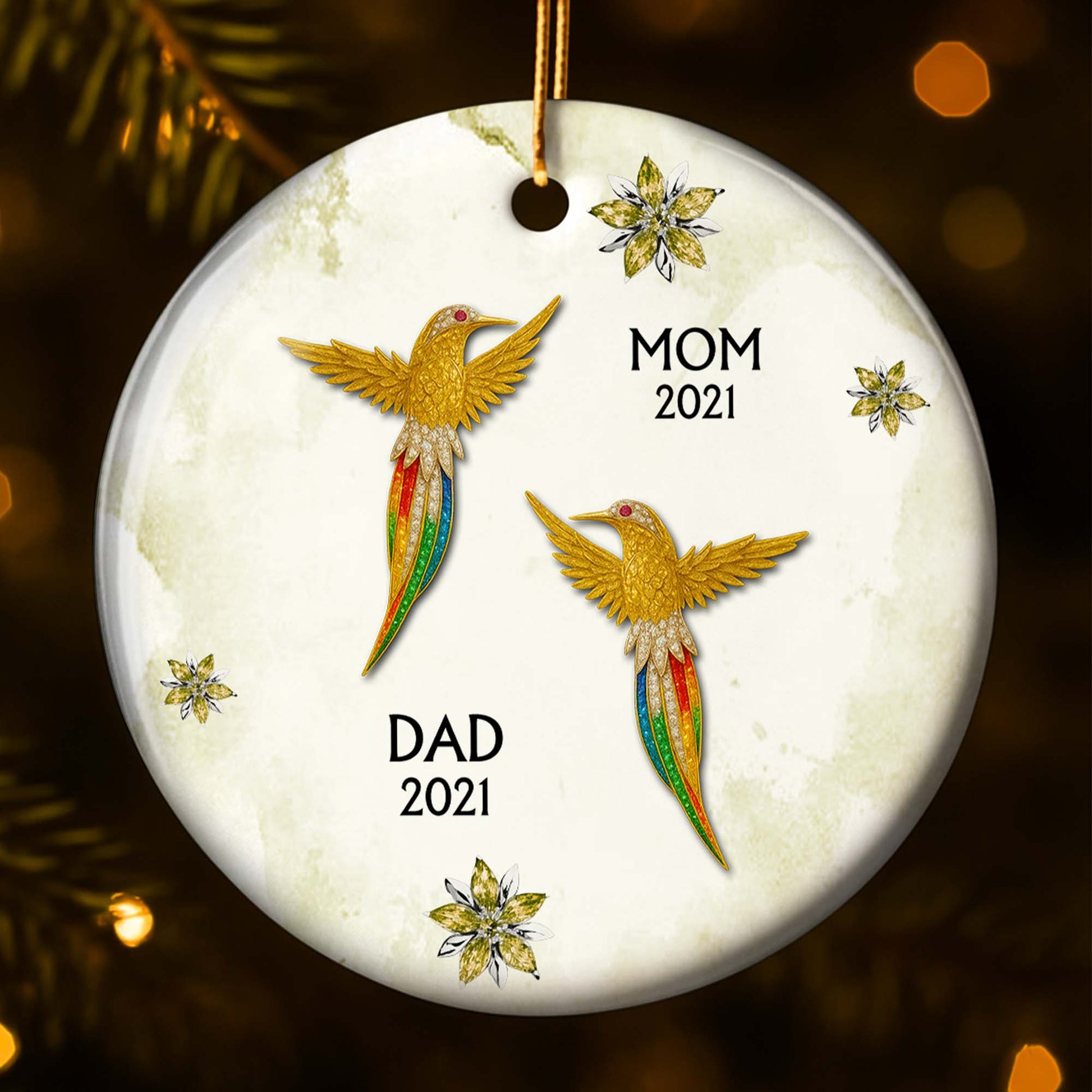 Cherish The Love And Memories With Birds And Flowers