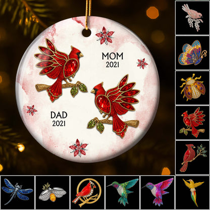 Cherish The Love And Memories With Birds And Flowers