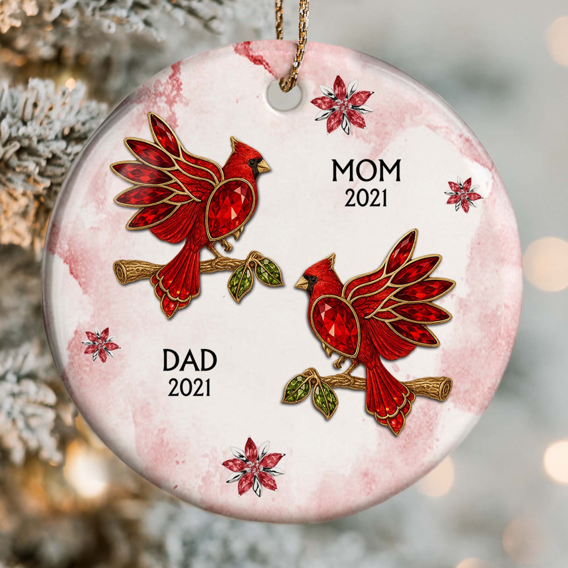 Cherish The Love And Memories With Birds And Flowers