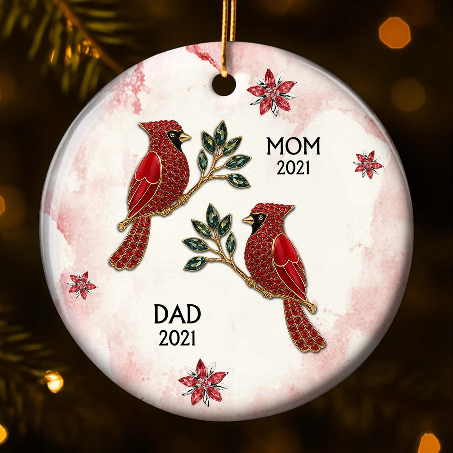 Cherish The Love And Memories With Birds And Flowers