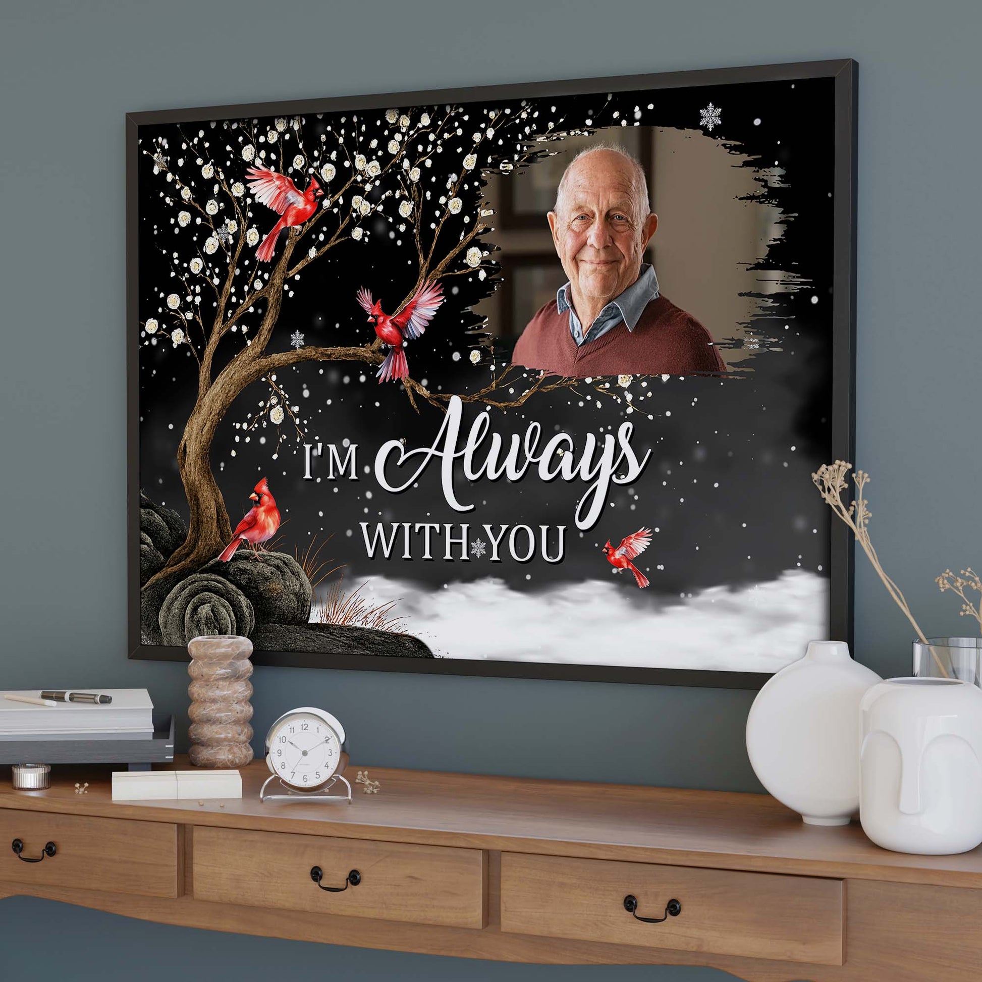 I'm Always With You, Cardinals In Snowy Tree