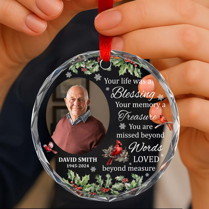 Your Life Was A Blessing With Cardinals And Holly