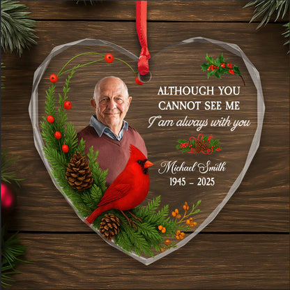 Although You Cannot See Me, Cardinal and Holly Design