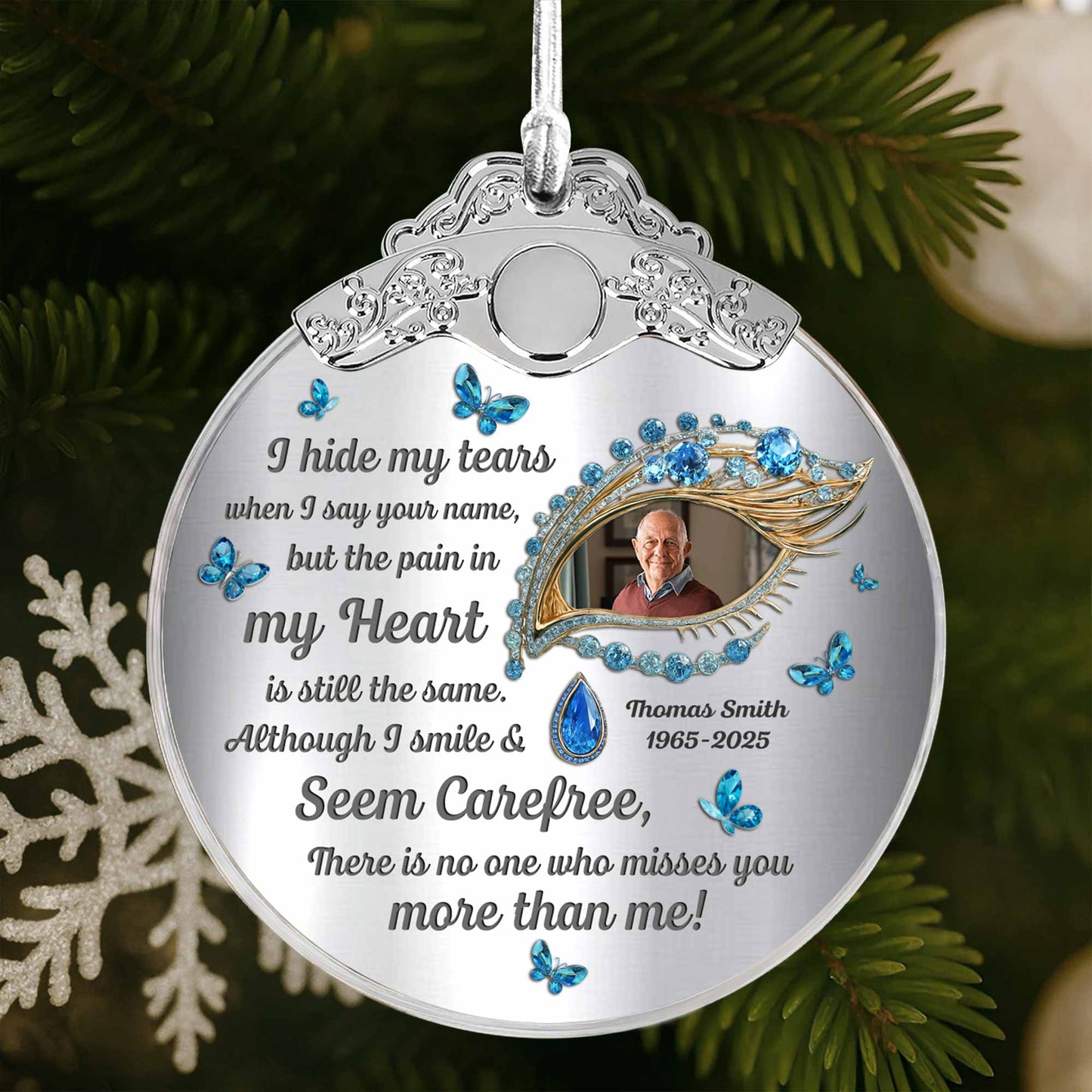 I Hide My Tears When I Say Your Name, Tears Drop And Butterflies