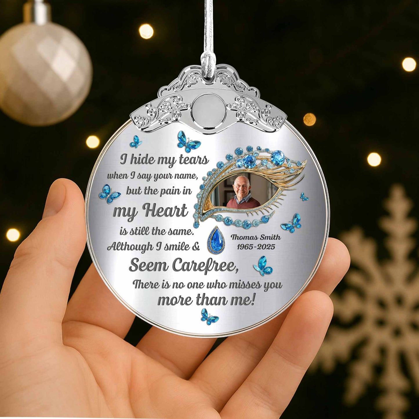 I Hide My Tears When I Say Your Name, Tears Drop And Butterflies