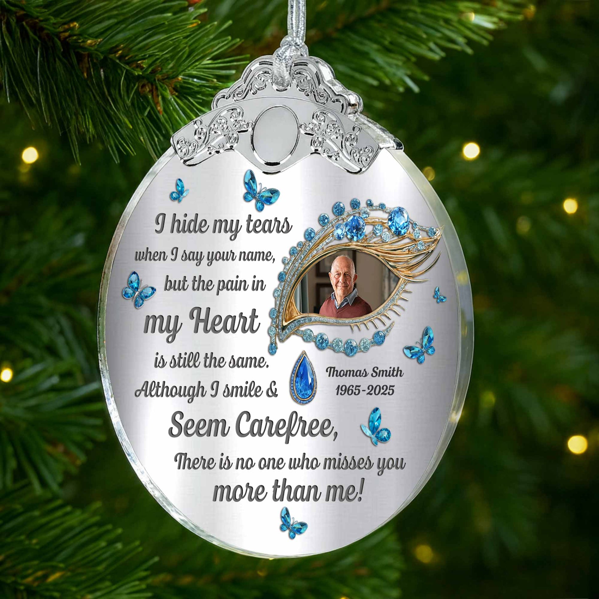 I Hide My Tears When I Say Your Name, Tears Drop And Butterflies