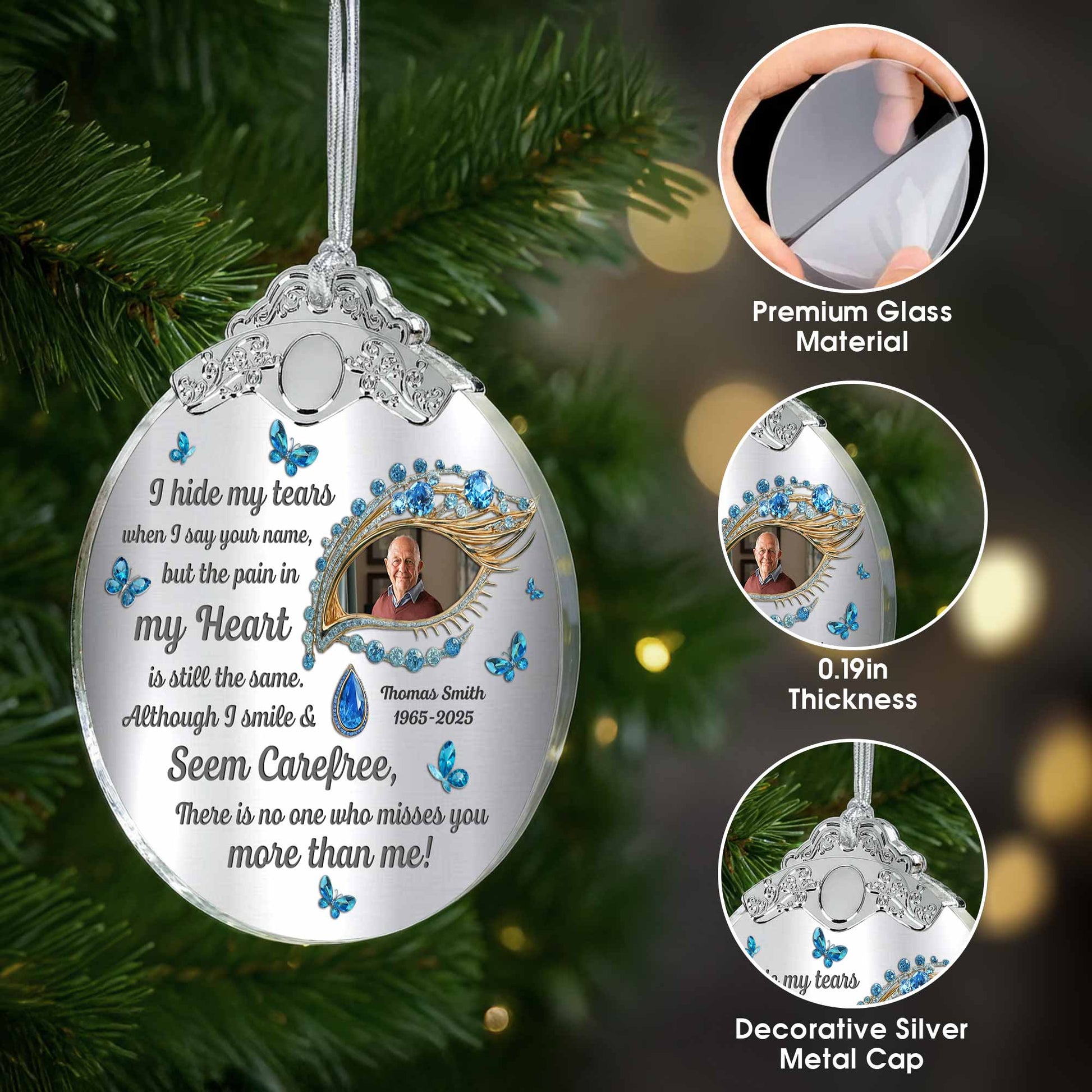 I Hide My Tears When I Say Your Name, Tears Drop And Butterflies