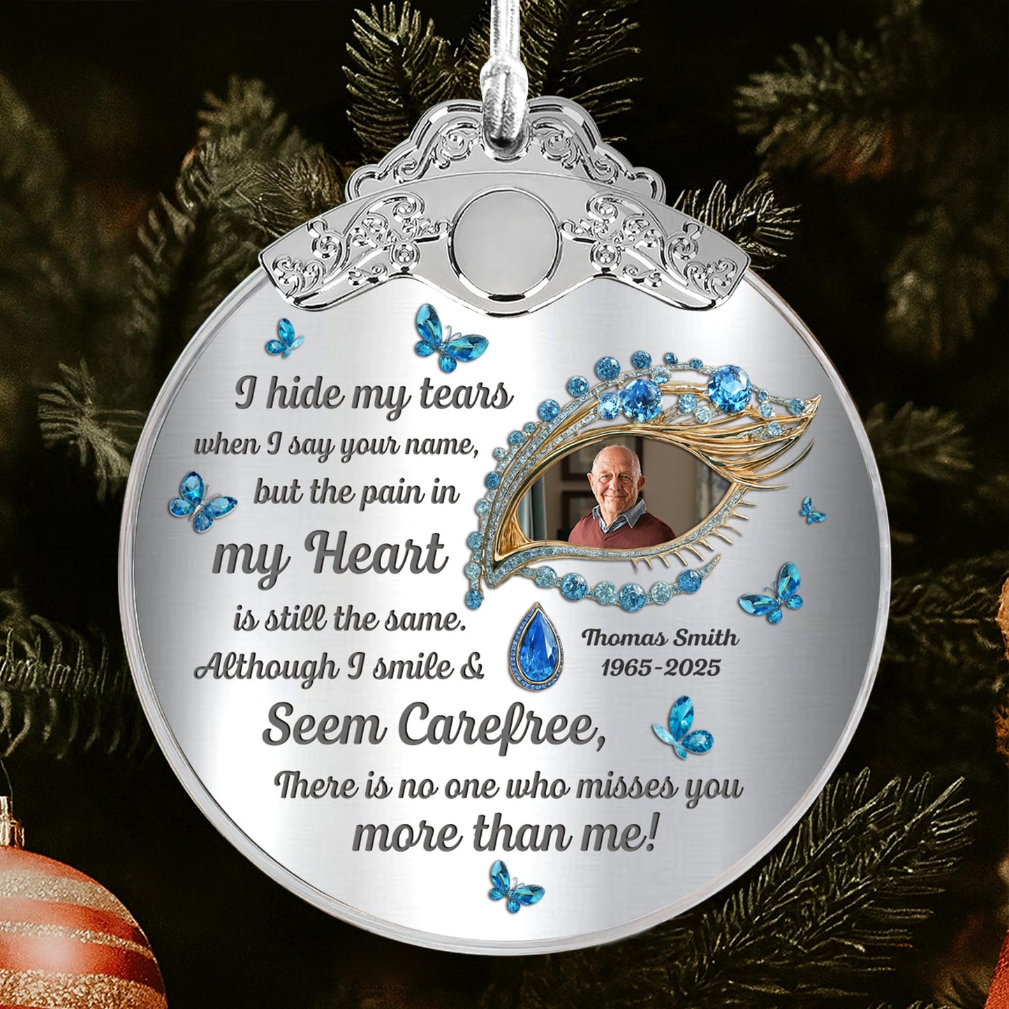 I Hide My Tears When I Say Your Name, Tears Drop And Butterflies