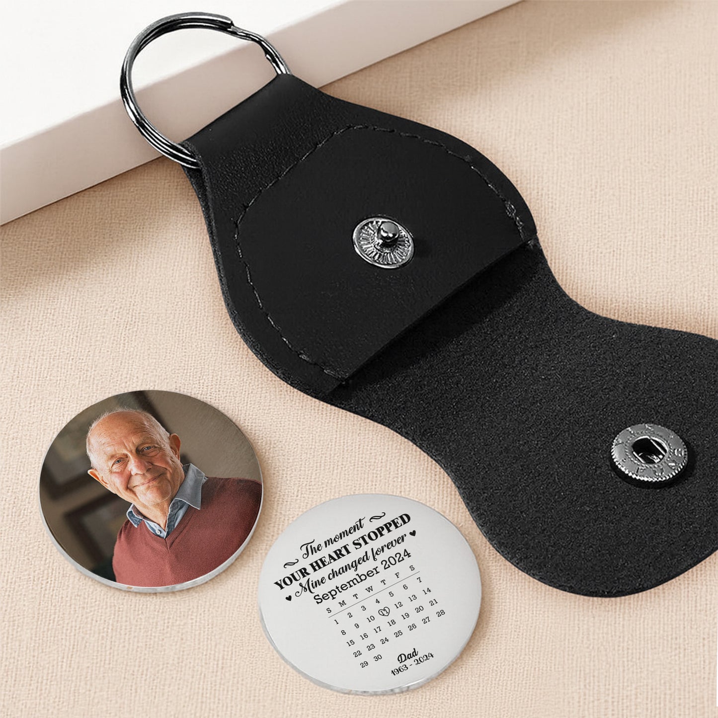 The Moment Your Heart Stopped, Memorial Heart Calendar Design