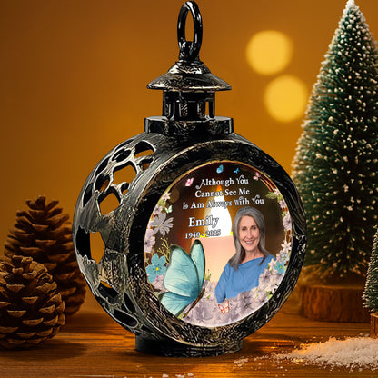 Although You Cannot See Me I Am Always With You, Butterfly And Flowers