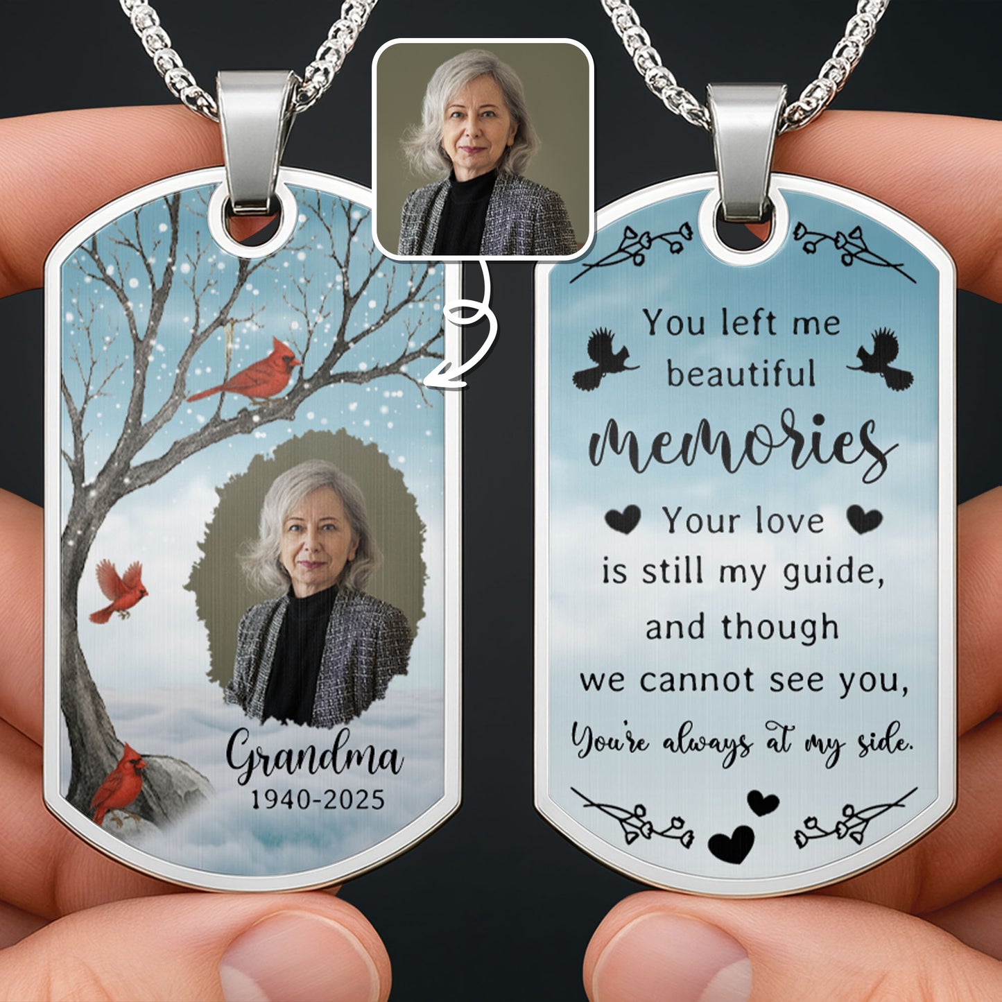 Beautiful Tribute To Beloved Grandparents With Cardinals