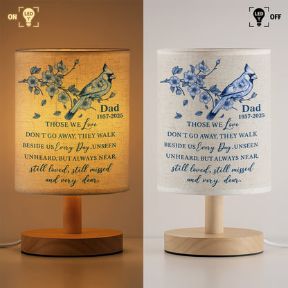 Those We Love Don't Go Away, Bird And Flowers Lamp