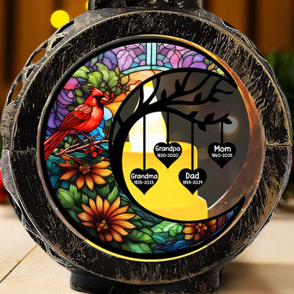 Create A Personalized Message, Cardinal And Flowers