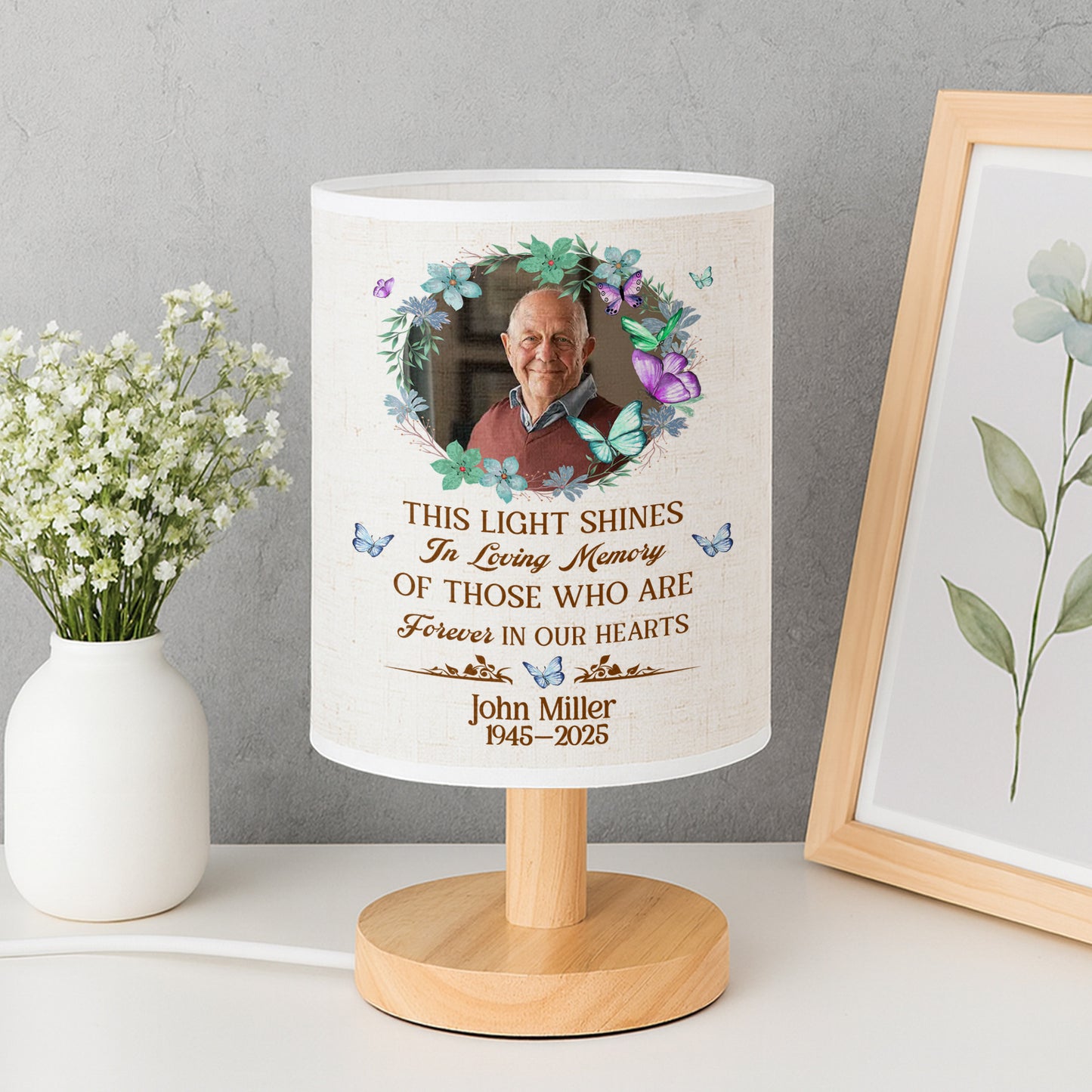 In Loving Memory, Flowers and Butterflies