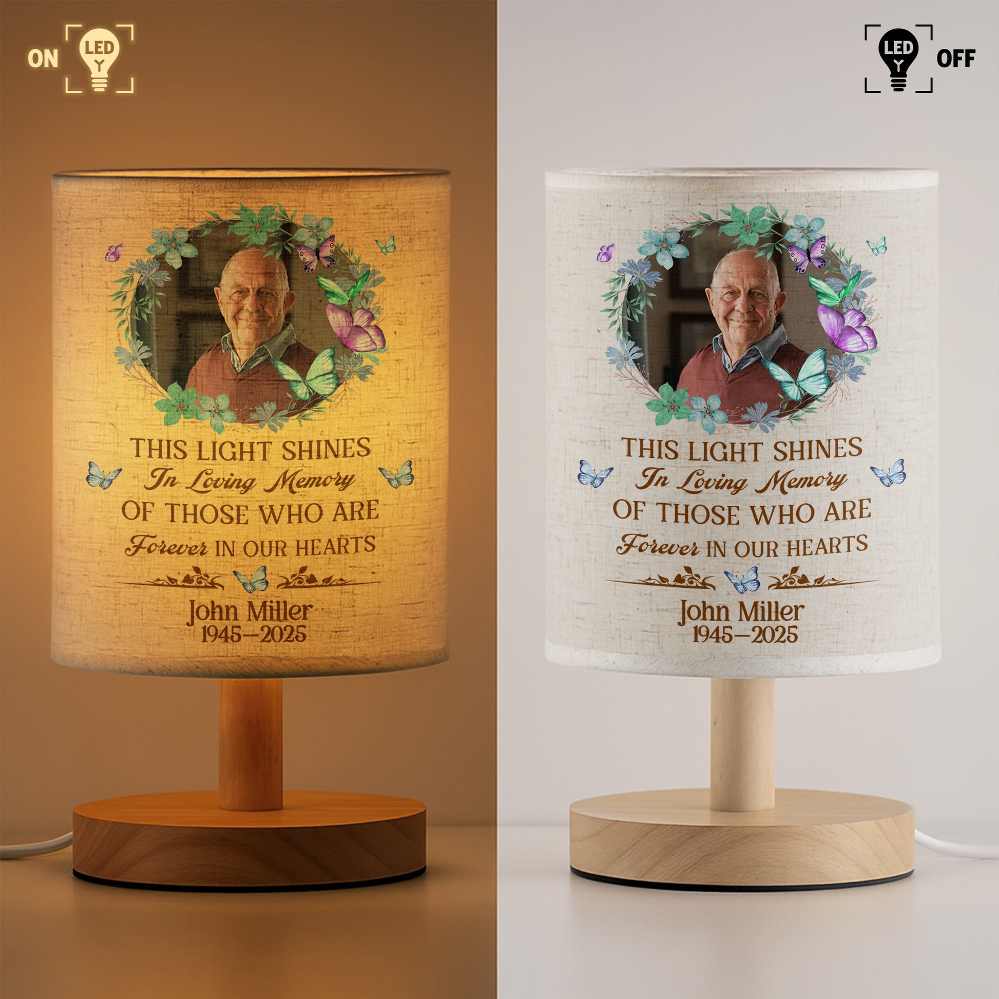 In Loving Memory, Flowers and Butterflies