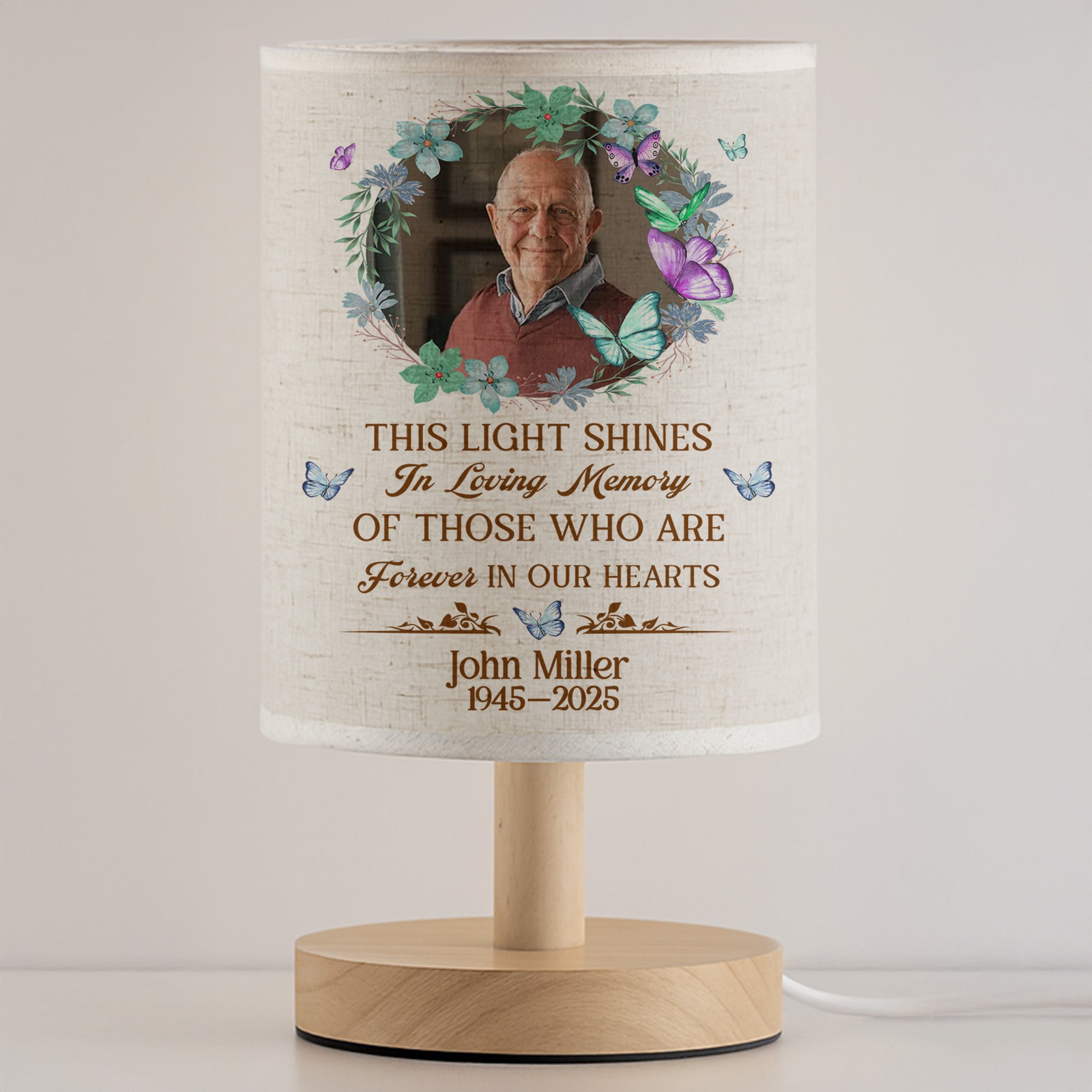 In Loving Memory, Flowers and Butterflies