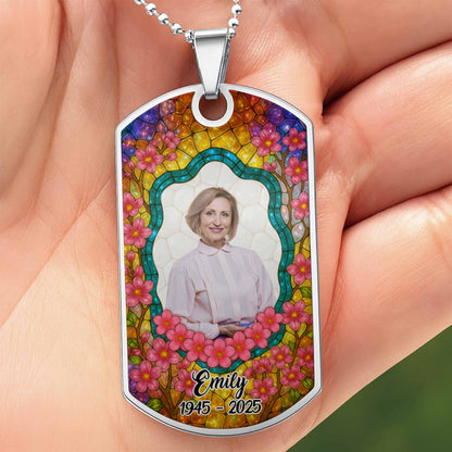 Vibrant Flowers And Stained Glass Design