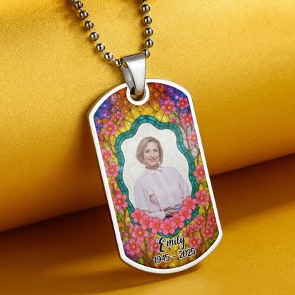 Vibrant Flowers And Stained Glass Design