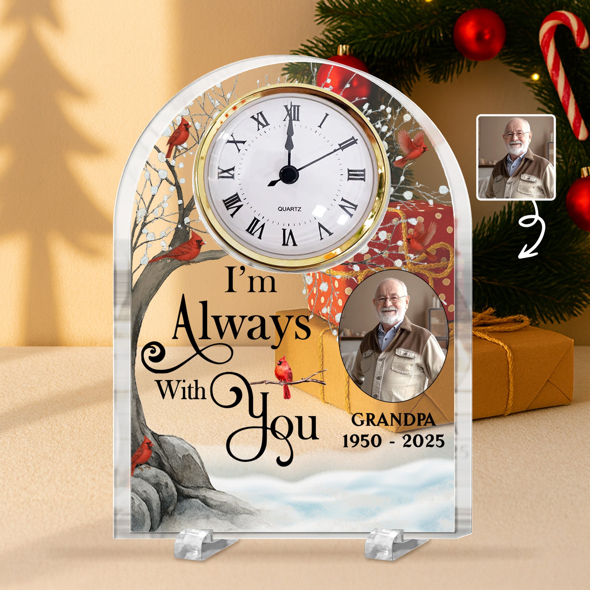 I'm Always With You, Cardinal and Tree Design