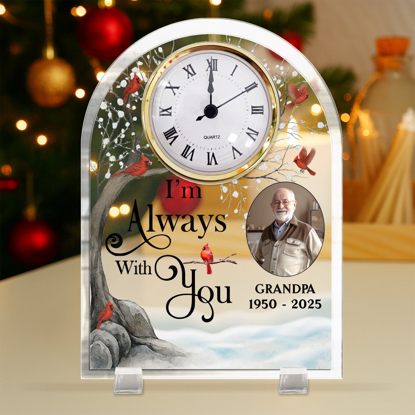 I'm Always With You, Cardinal and Tree Design