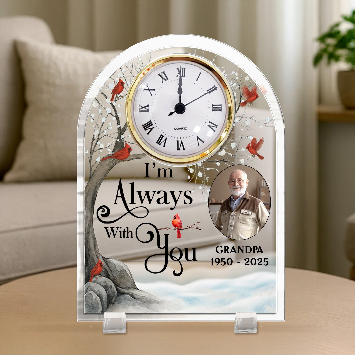 I'm Always With You, Cardinal and Tree Design