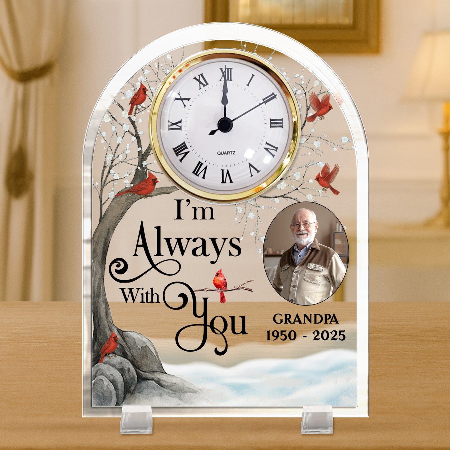 I'm Always With You, Cardinal and Tree Design