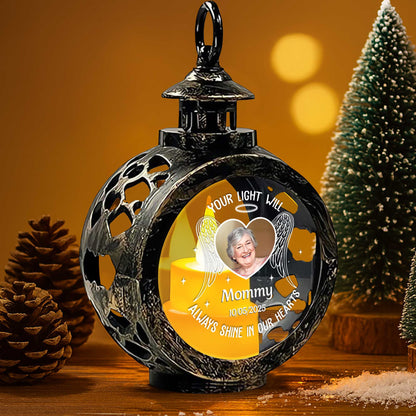 Your Light Will Always Shine, Lantern With Wings and Heart