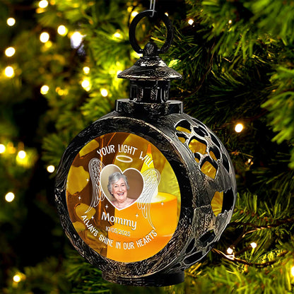 Your Light Will Always Shine, Lantern With Wings and Heart