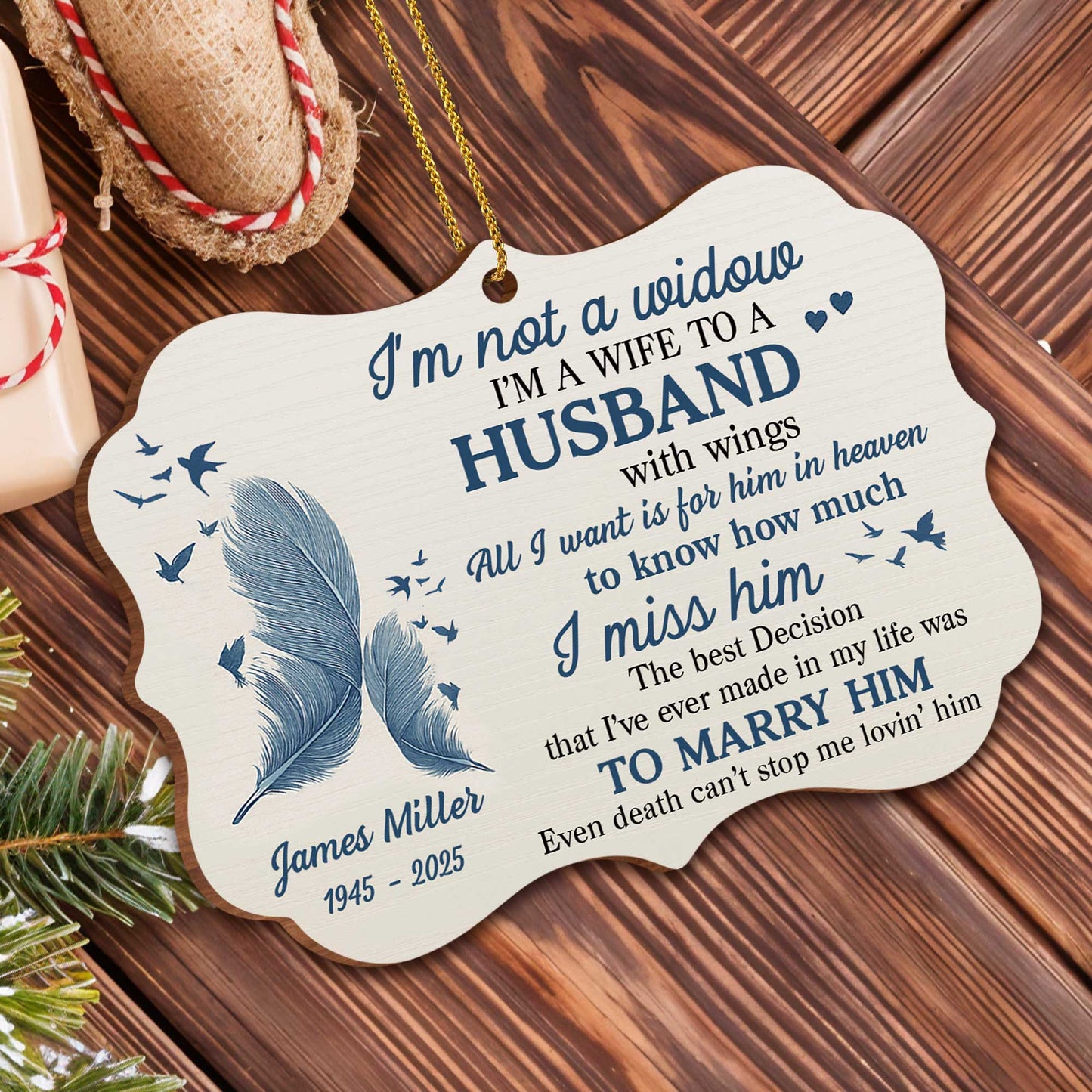 Wife to a Husband with Wings, Feathers and Birds