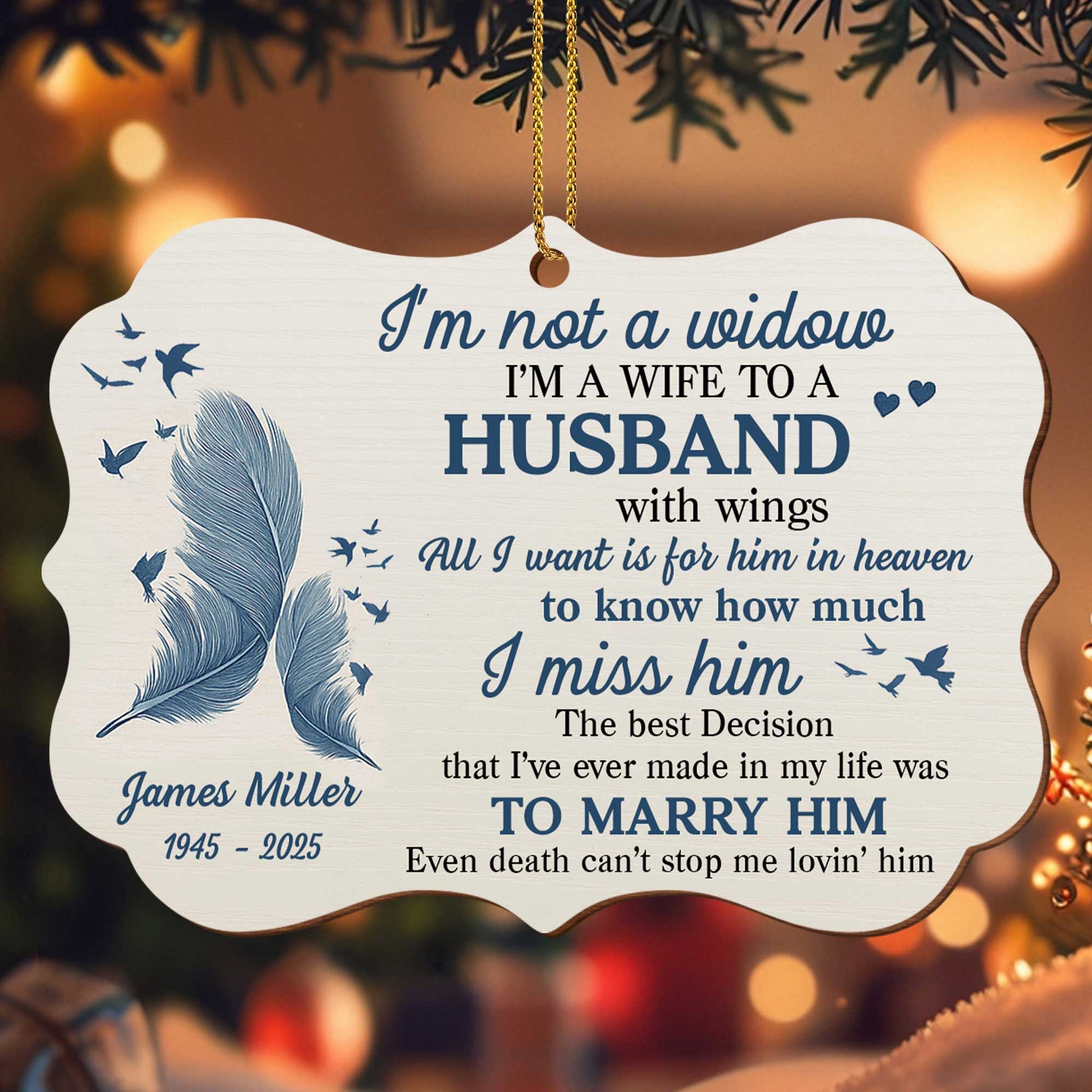 Wife to a Husband with Wings, Feathers and Birds