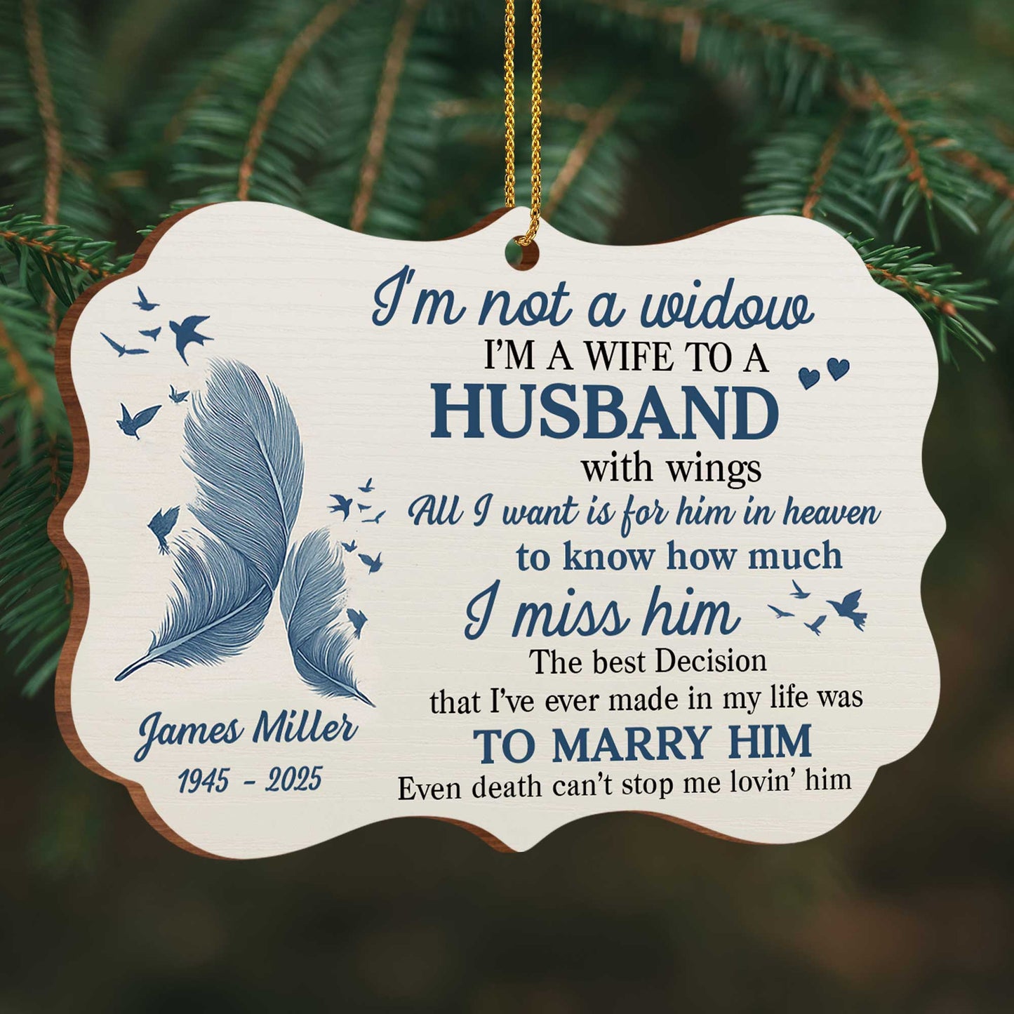 Wife to a Husband with Wings, Feathers and Birds