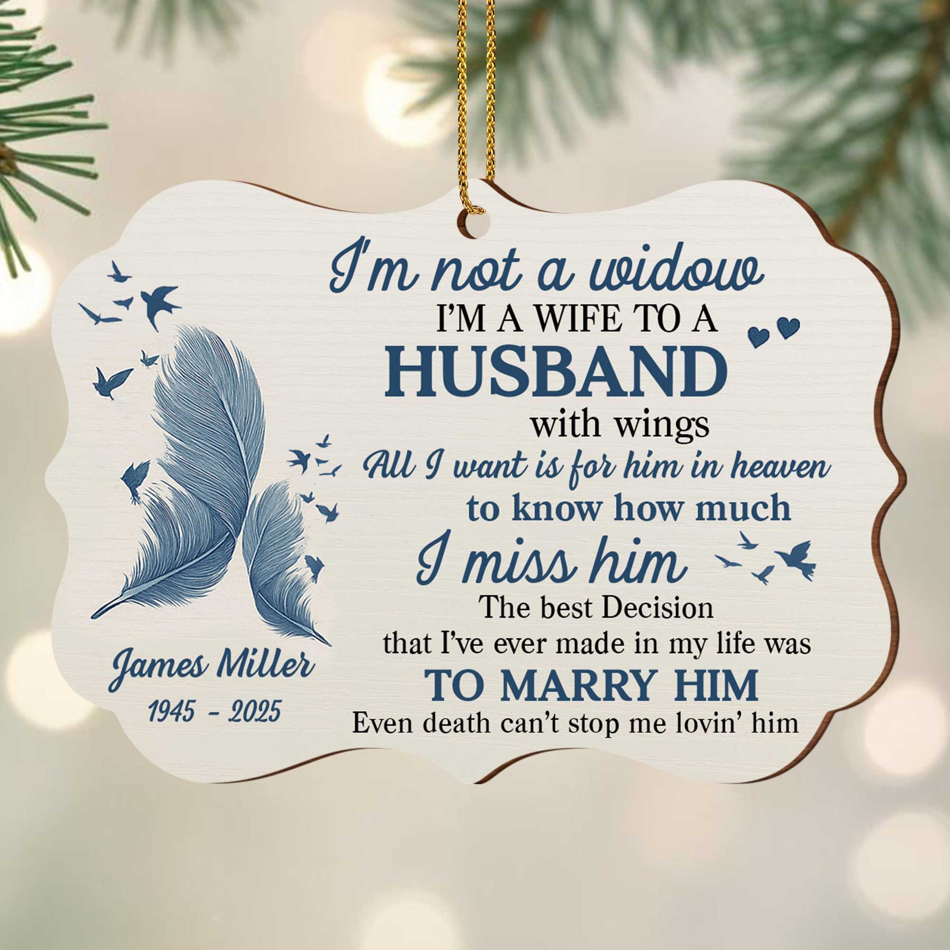 Wife to a Husband with Wings, Feathers and Birds