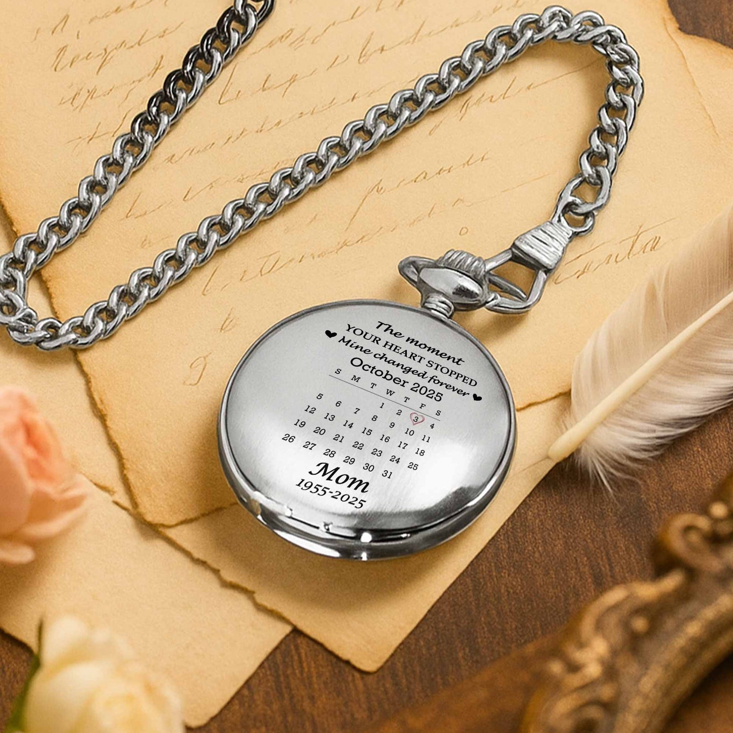 The Moment Your Heart Stopped, Calendar Heart Design