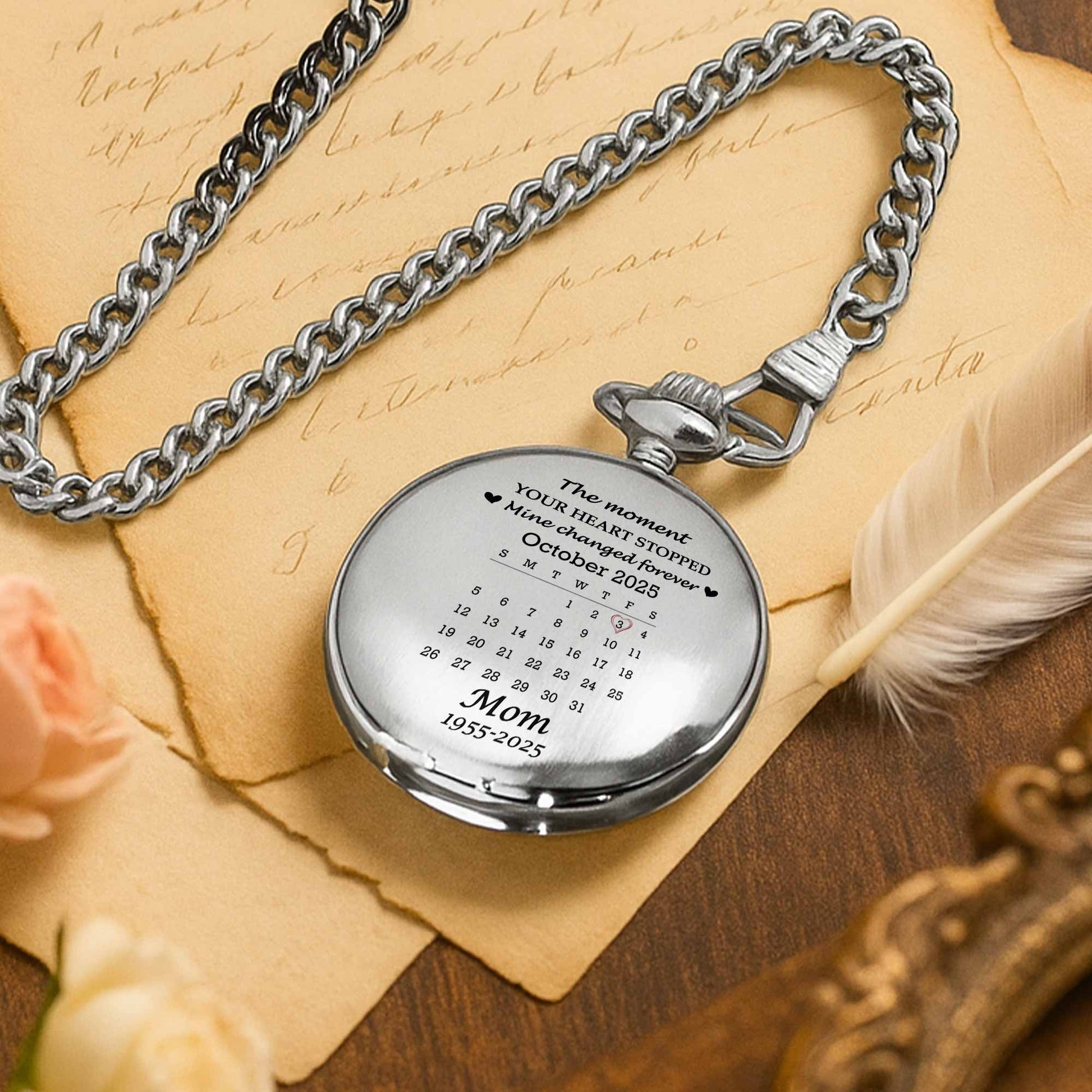 The Moment Your Heart Stopped, Calendar Heart Design