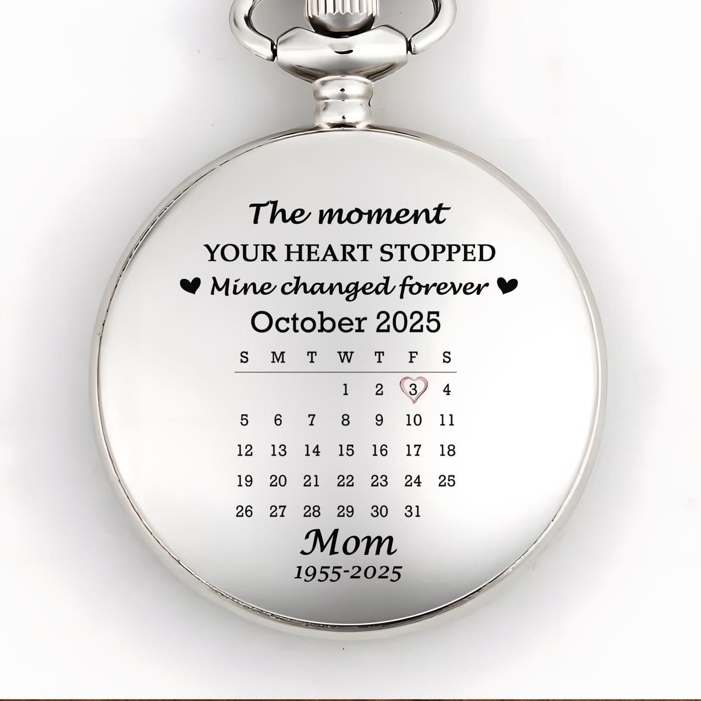 The Moment Your Heart Stopped, Calendar Heart Design