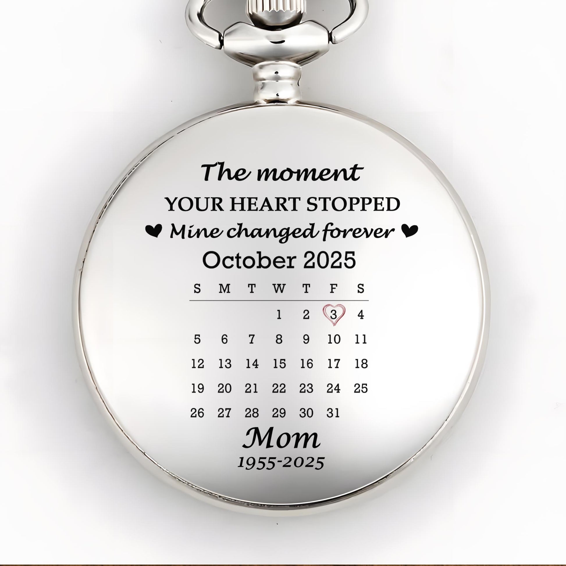 The Moment Your Heart Stopped, Calendar Heart Design