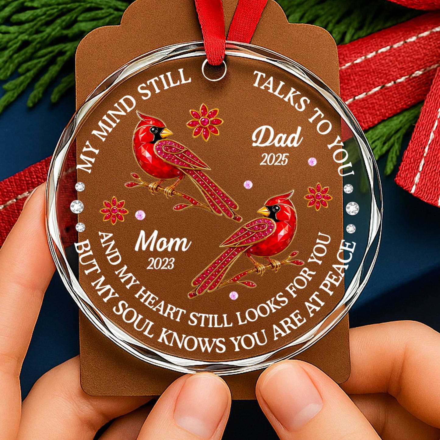 My Mind Still Talks To You, Cardinals And Flowers Design