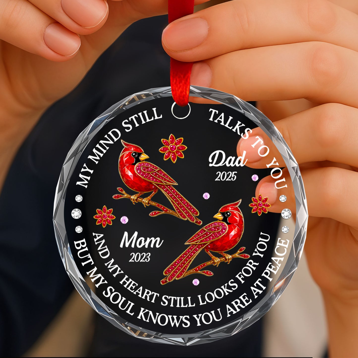 My Mind Still Talks To You, Cardinals And Flowers Design