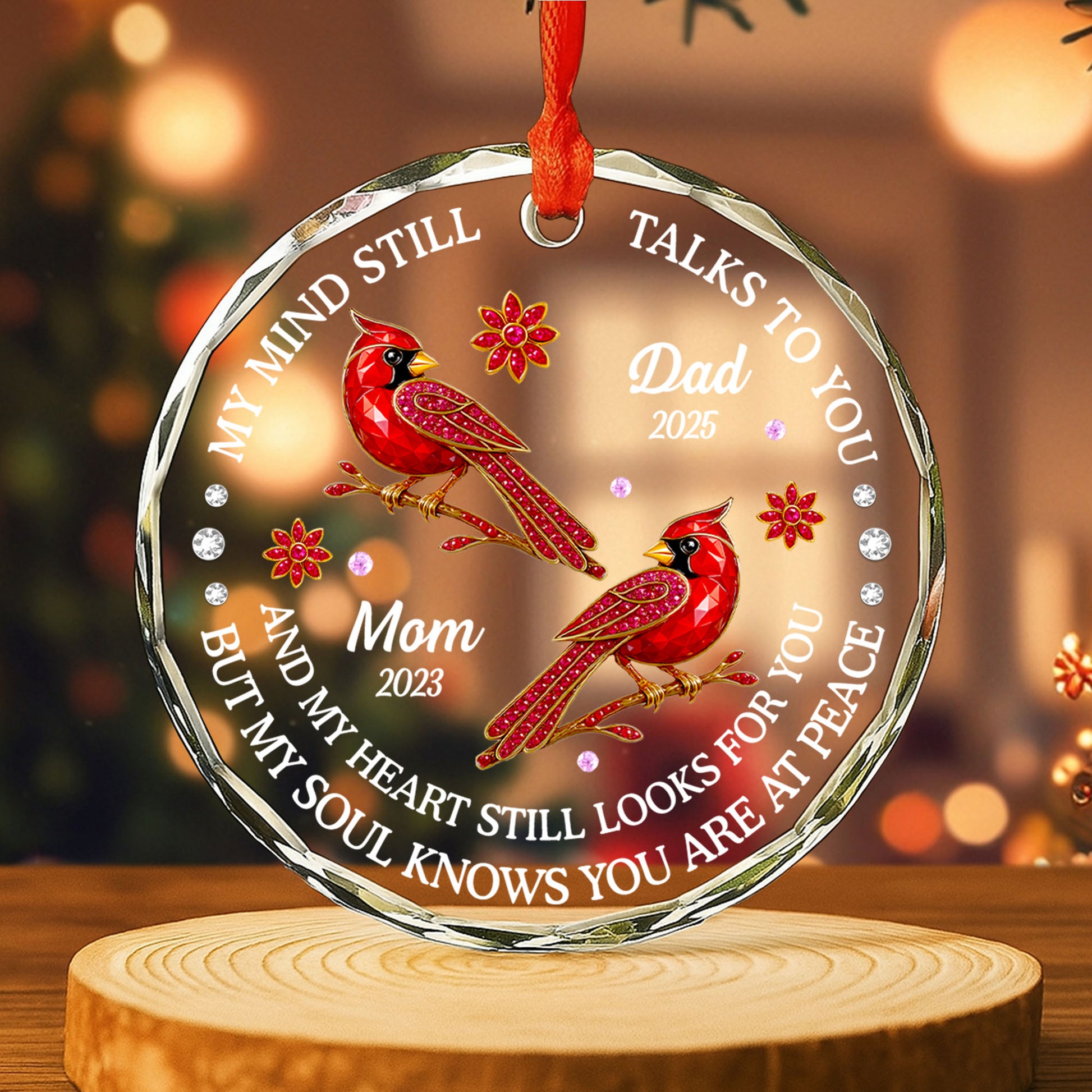 My Mind Still Talks To You, Cardinals And Flowers Design